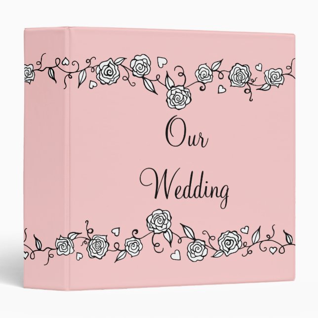 Wedding Scrapbook Binder (Front/Spine)