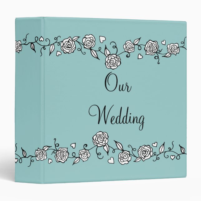 Wedding Scrapbook Binder (Front/Spine)