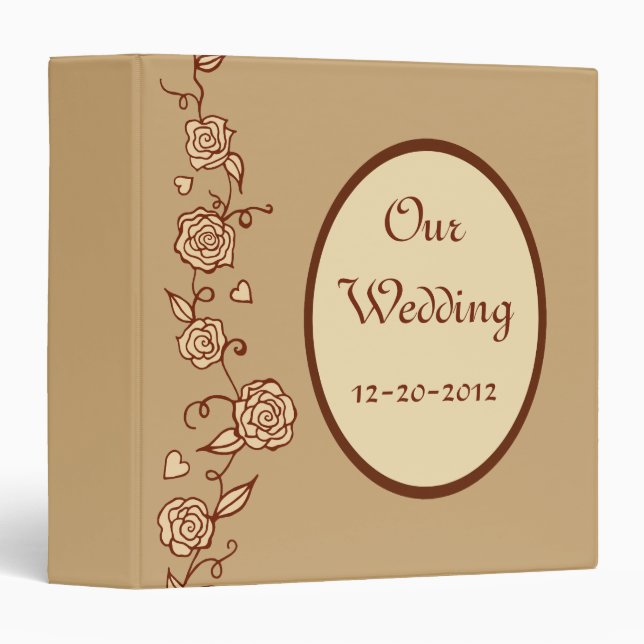Wedding Scrapbook Binder (Front/Spine)