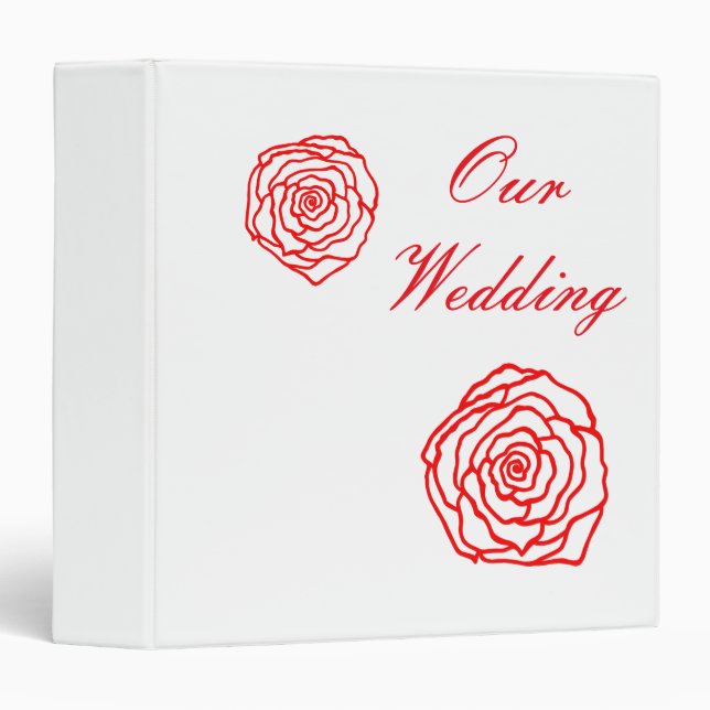 Wedding Scrapbook Binder Gift (Front/Spine)