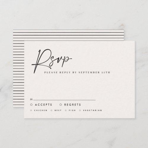 Wedding script modern black white script elegant i invitation