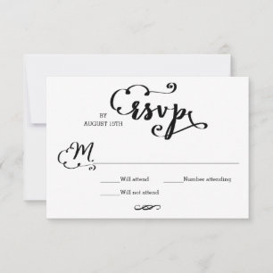 Wedding Script - RSVP Card