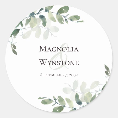 Wedding Seal Eucalyptus Greenery