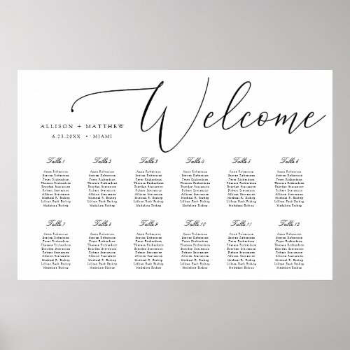 Wedding Seating Chart