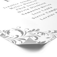 Acrylic Seating Chart, outlets Wedding Seating Chart, Find Your Seat Sign with Flourish