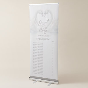 Wedding Seating Chart Banner Sign