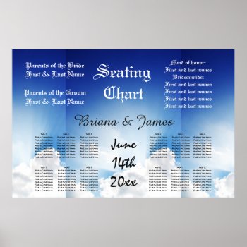 Wedding Seating Chart Bride Groom Bridal Guests by Designs_Accessorize at Zazzle