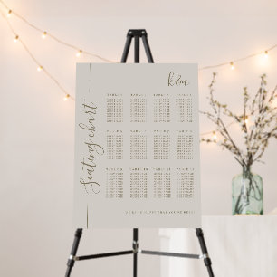 Wedding Seating Chart Foam Boards