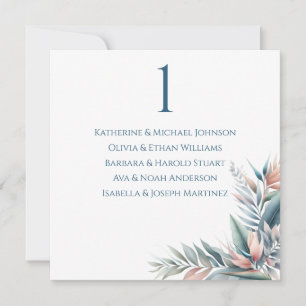 Wedding Seating Chart-Tropical Dream Invitation