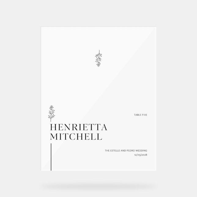 Wedding Seating Charts (Front)