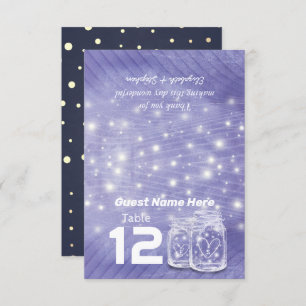 Wedding Seating Place Escort Table Number Folded