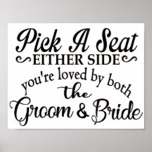 Wedding Seating Sign