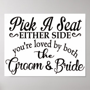 Wedding Seating Sign