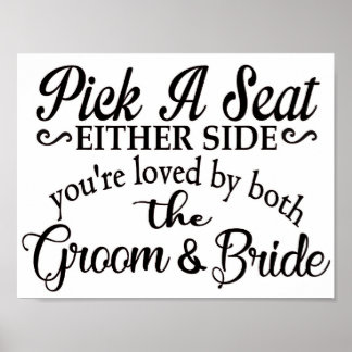 Wedding Seating Sign
