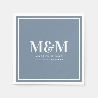 wedding service Dusty Blue 01 Napkins