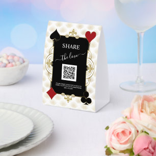 Wedding Share The Love Photo Share QR Code Sign