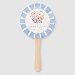 Wedding shell hand fan