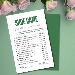 Wedding Shoe Game Bridal Shower Game Tennis