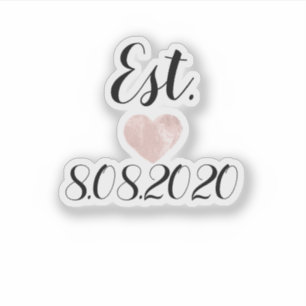 Wedding Shoes Decal Name Date Script Heart Rose