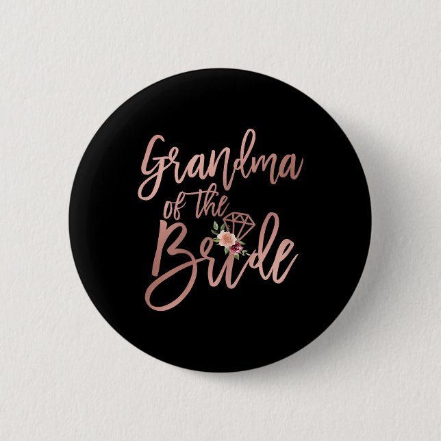 Wedding Shower For Grandma Of The Bride From Bride Button (Front)