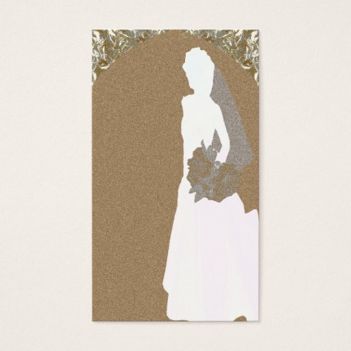 Customizable Wedding Shower Gift Tag Business Card Template