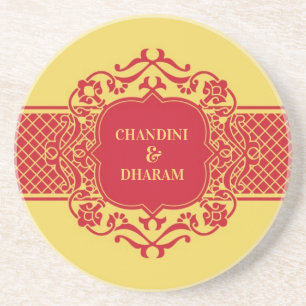 Wedding Shower Indian Coasters