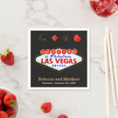 Wedding Shower Las Vegas Wedding Party Paper Napkins (Insitu)