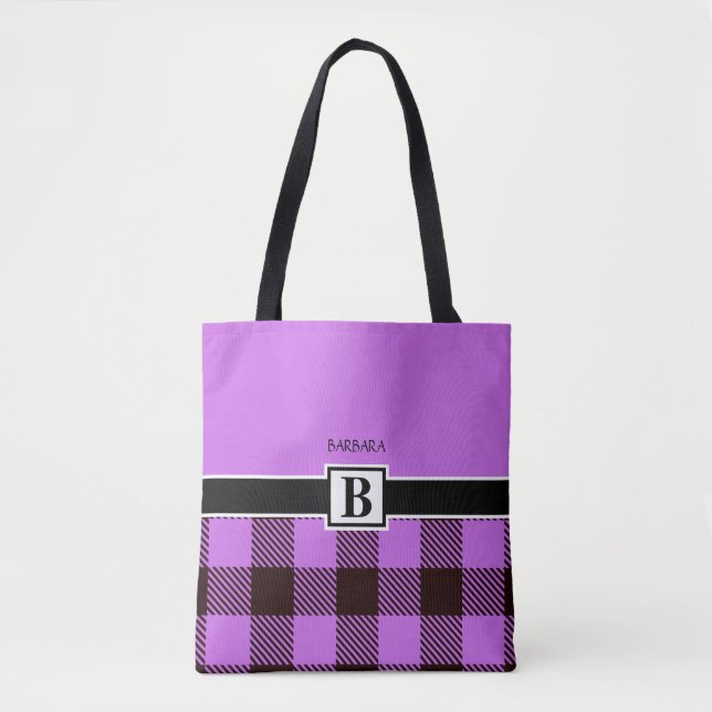 Wedding Shower Party Gift Cute Personalized Bridal Tote Bag (Front)