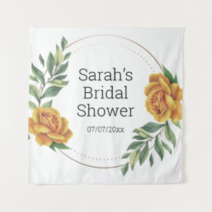 Wedding shower personalized tapestry