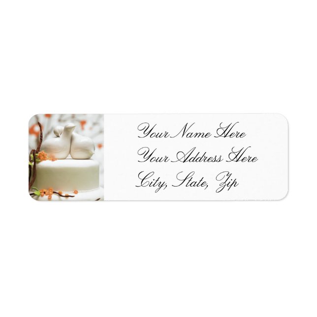 Wedding/Shower Return Address Labels (Front)