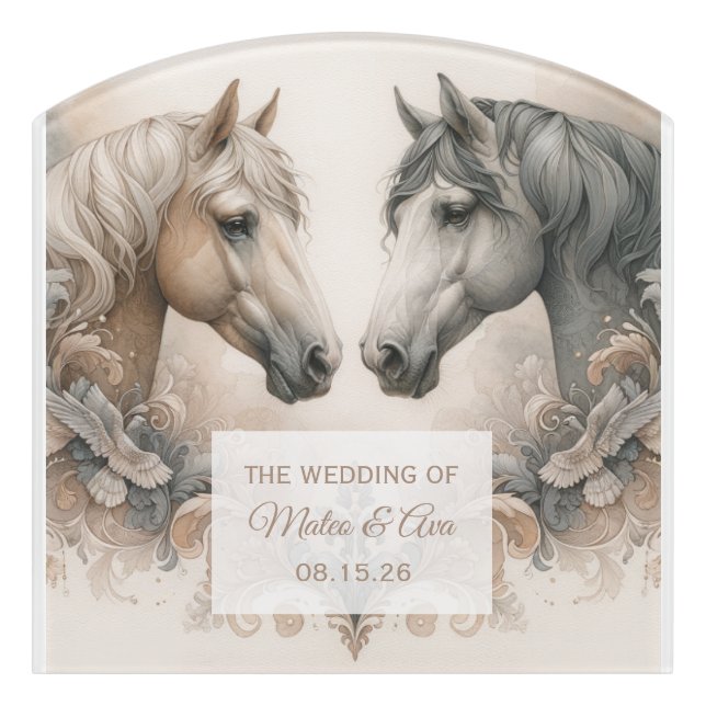 Wedding Sign (Contour Front)