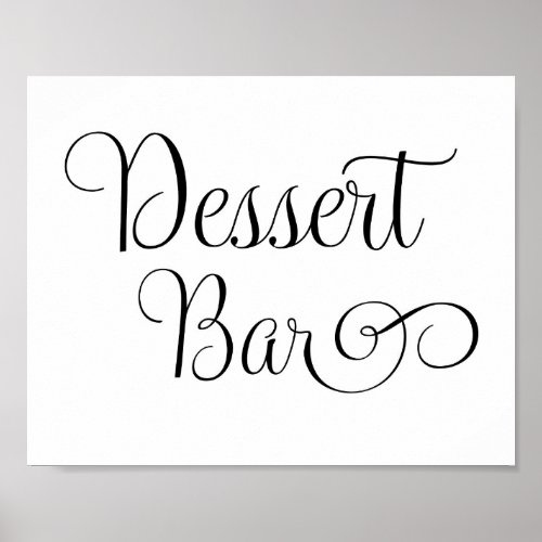 Wedding Sign _ Desert Bar Sign