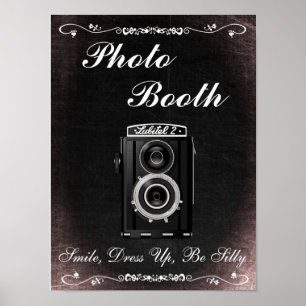 Wedding Sign for Photo Booth, chalkboard style