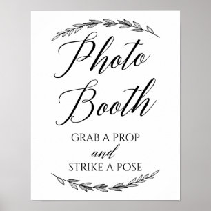 Wedding Sign – Photo Booth Laurel Wedding Sign