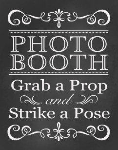 Photo Booth Wedding Signs Zazzle Wedding Sign Photo Booth Chalkboard