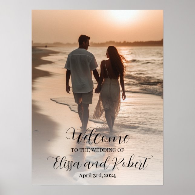 Wedding Sign Photo: Customize Your Perfect Wedding (Front)