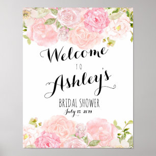 Wedding sign, welcome, shower , poster, banner poster