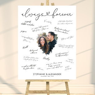 Wedding Signature Guest Photo Foam Board