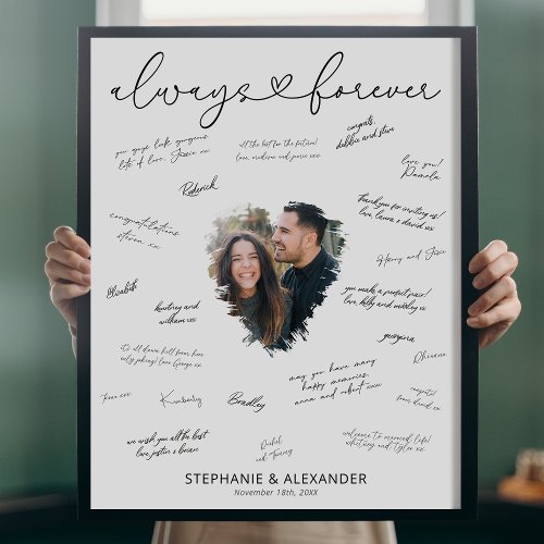 Wedding Signature Guest Photo Poster