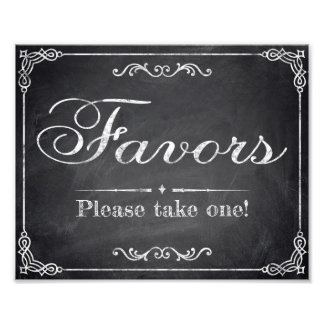 Wedding signs - chalkboard - Favors -
