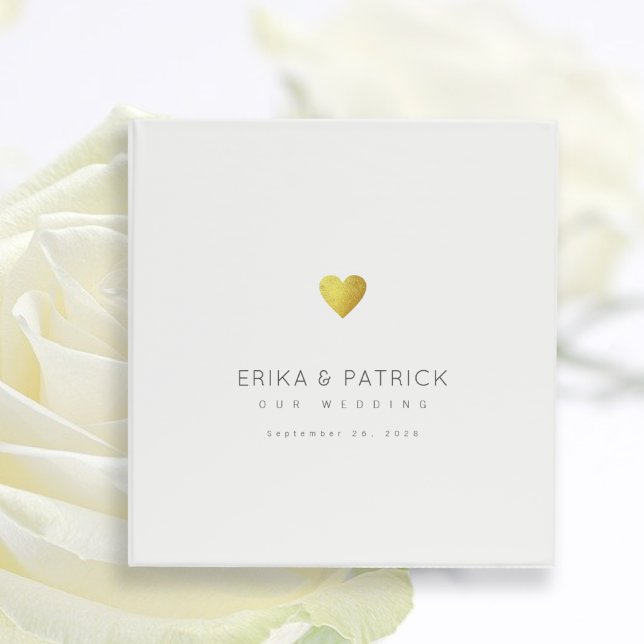 Wedding Simple Clean & Clear Elegant White 3 Ring Binder (Creator Uploaded)