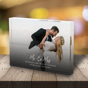 Wedding Simple Photo Minimalist Couple Calligraphy