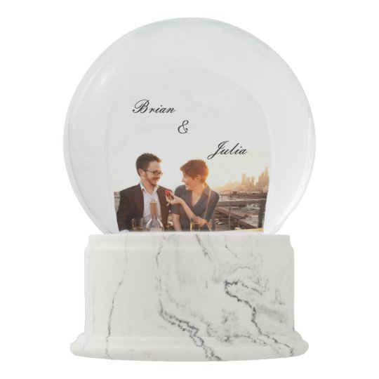 Wedding Snow Globe