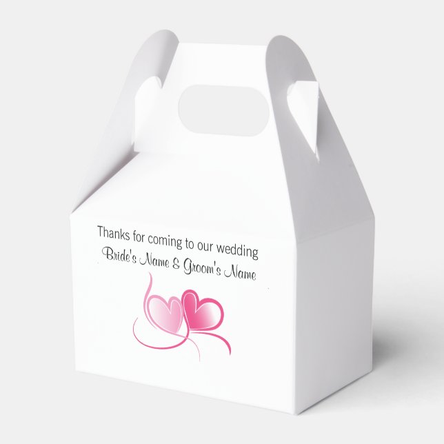 Wedding Souvenirs, Gifts, Giveaways for Guests Favor Boxes (Front Side)