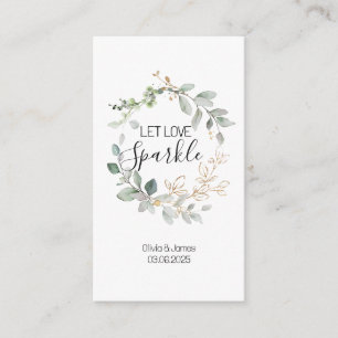Wedding Sparkler Tag, Sparkler Send off Tags Enclosure Card