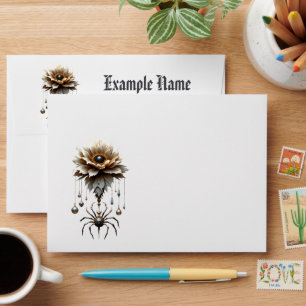 Wedding Spider – Guardian of the Moon Bloom. Envelope