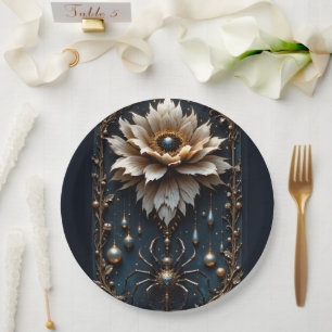 Wedding Spider – Guardian of the Moon Bloom. Paper Plates