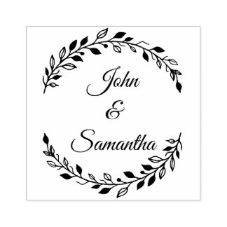 Wedding Stamp, Rubber Wedding Stamps, Custom Stamp