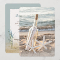 Wedding Starfish Message In A Bottle