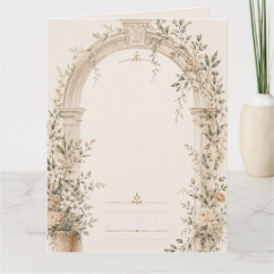 Wedding Stationery for Mediterranean Ceremonies Card